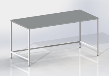 ВИТАЛИЯ СЛ-Т1 - лабораторный стол на металлокаркасе со столешницей из нержавеющей стали