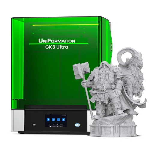 UniFormation GK3 Ultra — LCD 3D-принтер