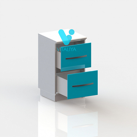 ВИТАЛИЯ Т2 ЛЮКС — Медицинская тумба на подиуме