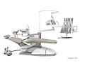 SILVERFOX 8000C-SRS0 – Стоматологическая установка с верхней подачей и с мягкой обивкой