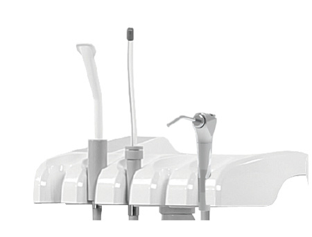 Ajax AJ 11 – стоматологическая установка с нижней подачей инструментов с мягкой обивкой