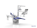 SILVERFOX 8000С CMS0 – Стоматологическая установка с верхней подачей и электрической системой управления инструментами, подачей воздуха и воды