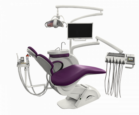 CHIROMEGA 654 DUET - стоматологическая установка с нижней подачей инструментов