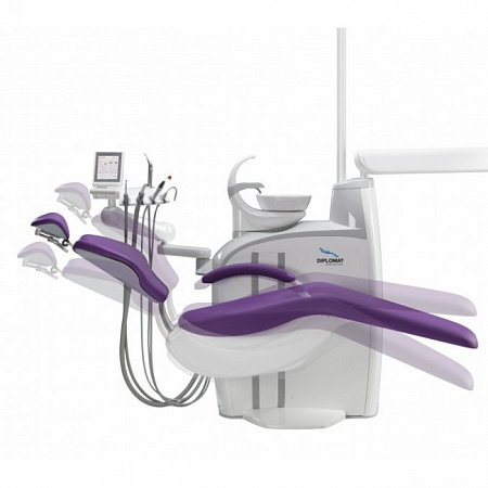 Diplomat Adept DA370 - стационарная стоматологическая установка с верхней подачей инструментов