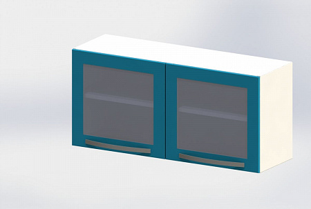 ВИТАЛИЯ Н5 - навесной медицинский шкаф со стеклянными дверцами