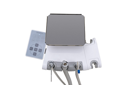 SILVERFOX 8000C-CRS0 Compact – Стоматологическая установка с нижней подачей, без гидроблока и с мягкой обивкой