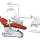 SAEVO SYNCRUS ELIT 500 – Стоматологическая установка с верхней подачей инструментов